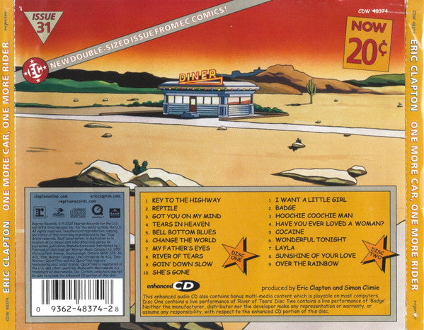 Eric Clapton : One More Car, One More Rider (2xCD, Album, Enh)