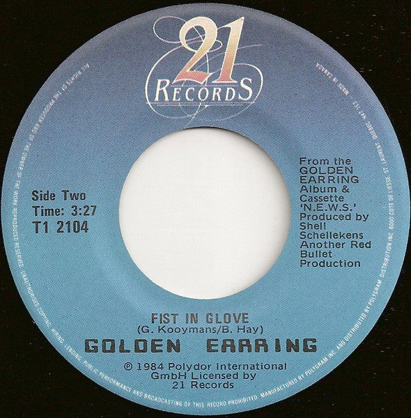 Golden Earring : When The Lady Smiles (7", Single)