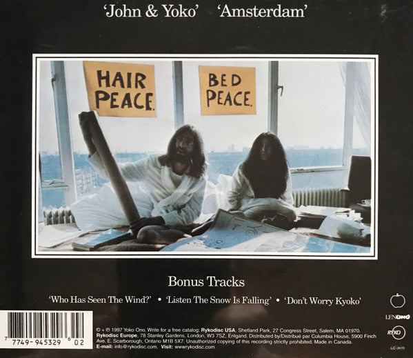 John & Yoko* : Wedding Album (CD, Club, RE, RM)