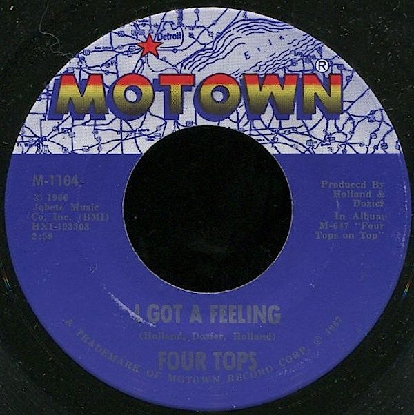 Four Tops : Bernadette  (7", Single, 𝓐𝓡𝓟)