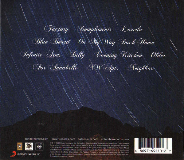 Band Of Horses : Infinite Arms (CD, Album, Tri)