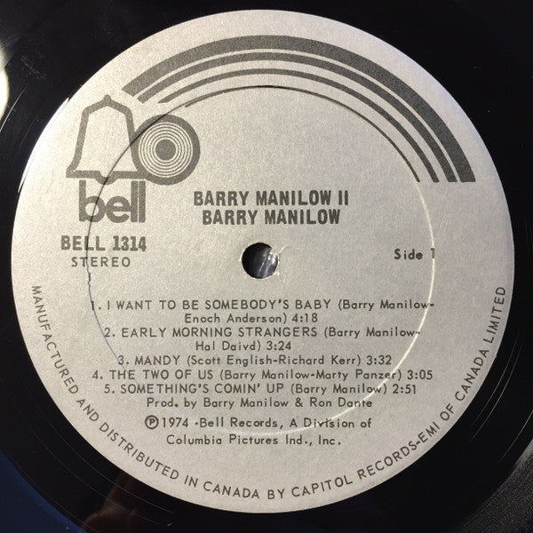 Barry Manilow : Barry Manilow II (LP, Album)