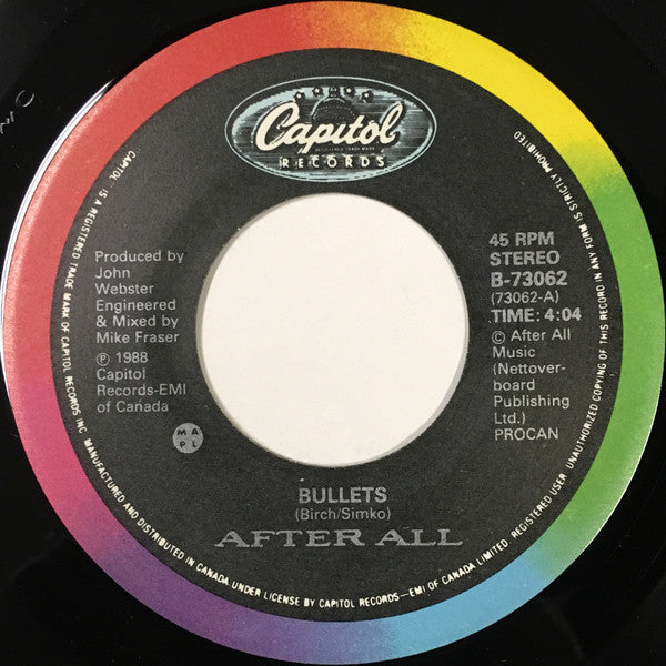 After All : Bullets (7", Single)