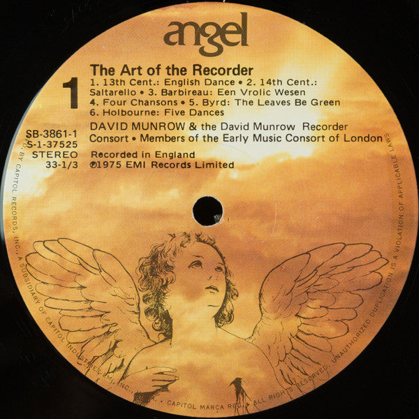 David Munrow, David Munrow Recorder Ensemble, The Early Music Consort Of London : The Art Of The Recorder (2xLP + Box)