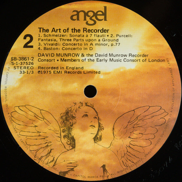 David Munrow, David Munrow Recorder Ensemble, The Early Music Consort Of London : The Art Of The Recorder (2xLP + Box)