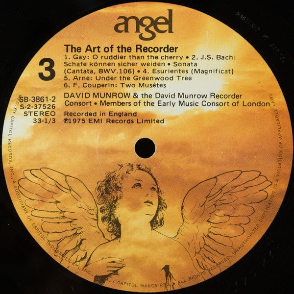 David Munrow, David Munrow Recorder Ensemble, The Early Music Consort Of London : The Art Of The Recorder (2xLP + Box)