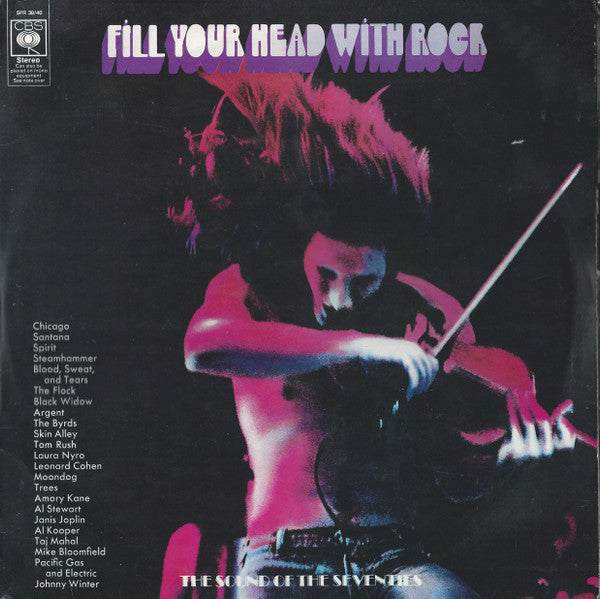 Various : Fill Your Head With Rock (2xLP, Comp)