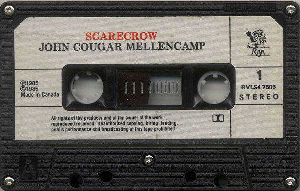 John Cougar Mellencamp : Scarecrow (Cass, Album, Dol)