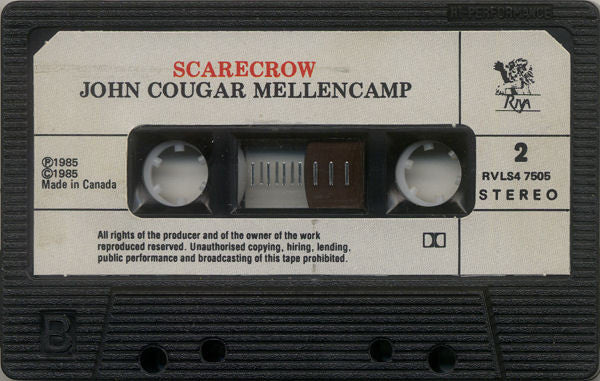 John Cougar Mellencamp : Scarecrow (Cass, Album, Dol)