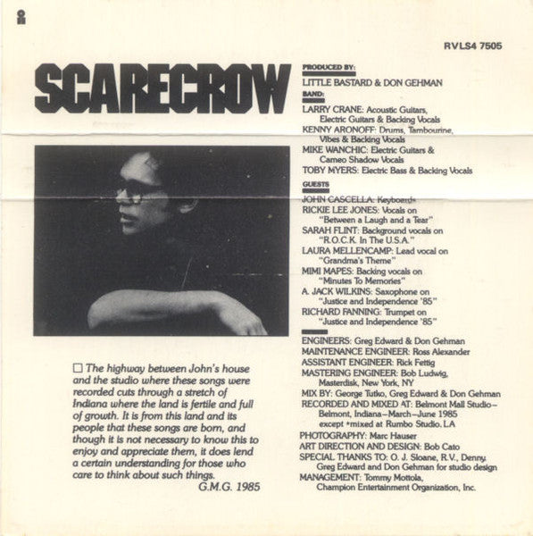 John Cougar Mellencamp : Scarecrow (Cass, Album, Dol)