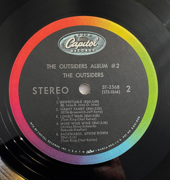The Outsiders (4) : The Outsiders Album #2 (LP, Album)