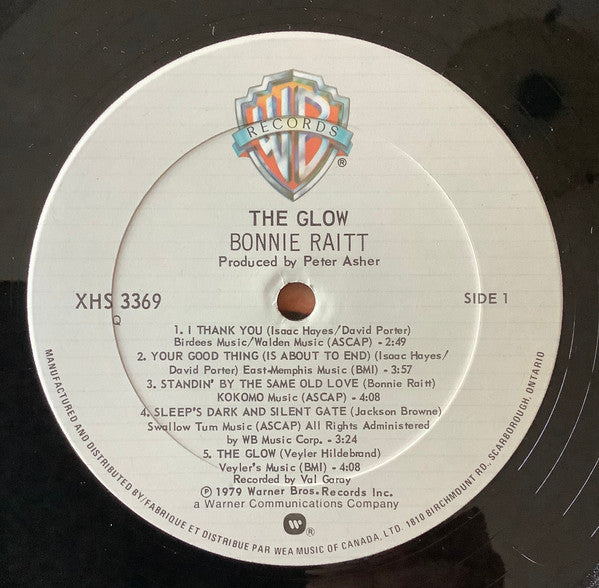 Bonnie Raitt : The Glow (LP, Album)