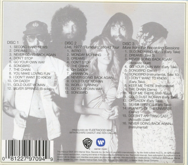 Fleetwood Mac : Rumours (3xCD, Album, RE, RM, Exp)