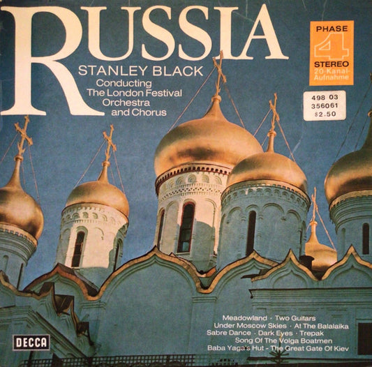 Stanley Black Conducting The London Festival Orchestra And Chorus* : Russia (LP, Album)