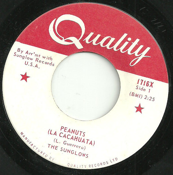 The Sunglows : Peanuts (7", Single)