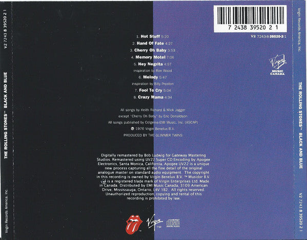 The Rolling Stones : Black And Blue (CD, Album, RE, RM)
