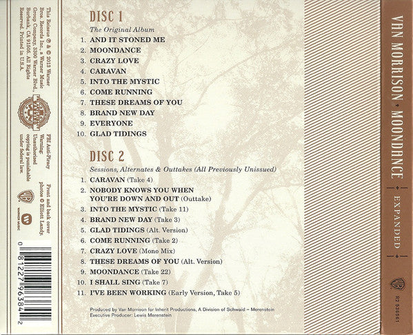 Van Morrison : Moondance (2xCD, Album, RE, RM, Exp)