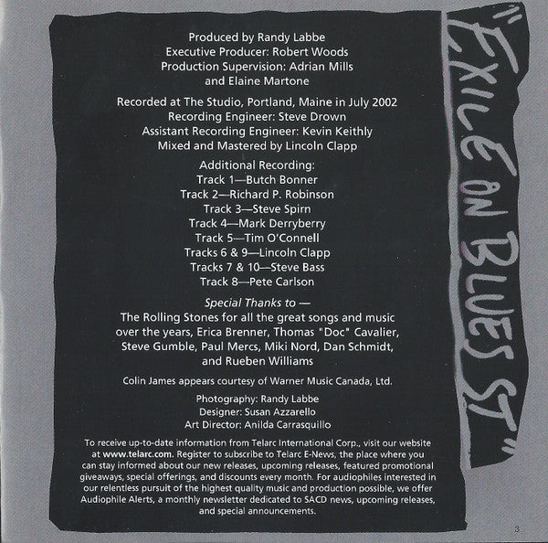 Various : "Exile On Blues St" (CD, Album)
