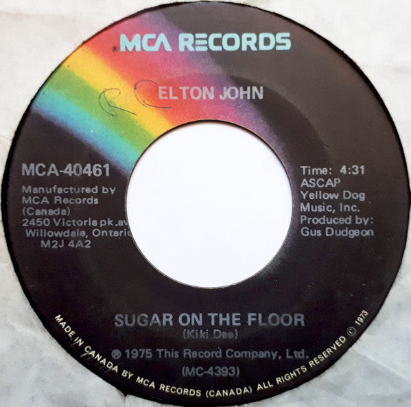 Elton John : Island Girl (7", Single)