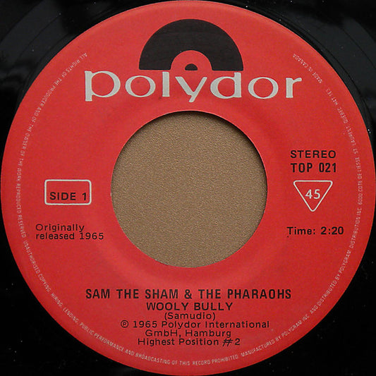 Sam The Sham & The Pharaohs : Wooly Bully / Lil' Red Riding Hood (7", Single)