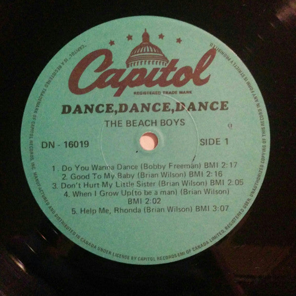 The Beach Boys : Dance, Dance, Dance (LP, Album, RE)