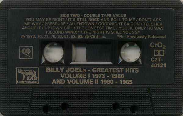 Billy Joel : Greatest Hits: Volume I & Volume II (Cass, Comp, CrO)