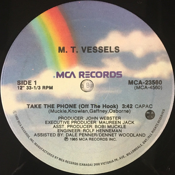 M.T. Vessels : Take The Phone (Off The Hook) / Valentinos (12", Single)