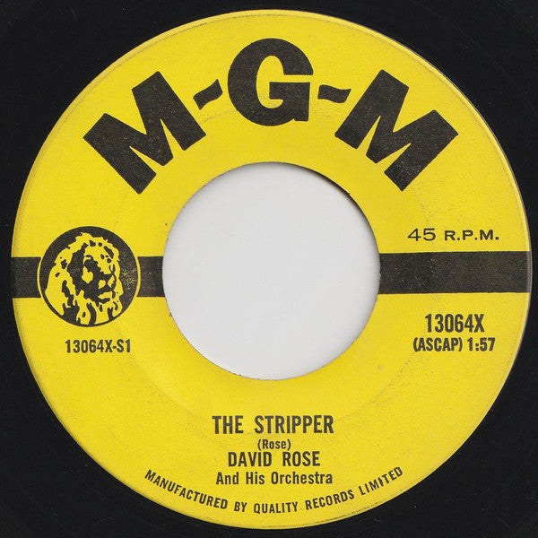David Rose And His Orchestra* : The Stripper (7")