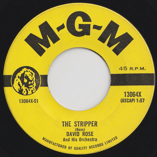 David Rose And His Orchestra* : The Stripper (7")