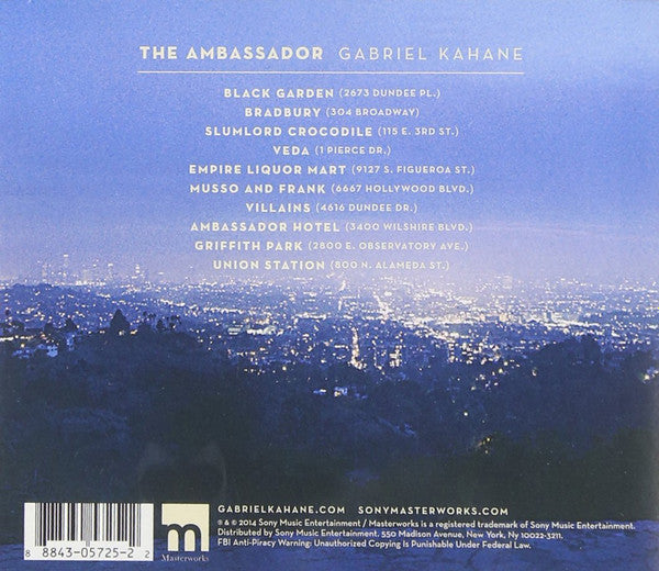 Gabriel Kahane : The Ambassador (CD, Album)