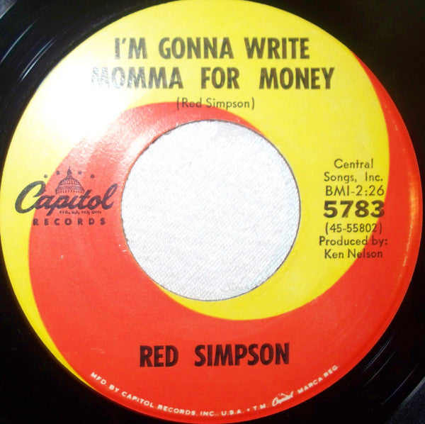 Red Simpson : Diesel Smoke, Dangerous Curves (7", Single)