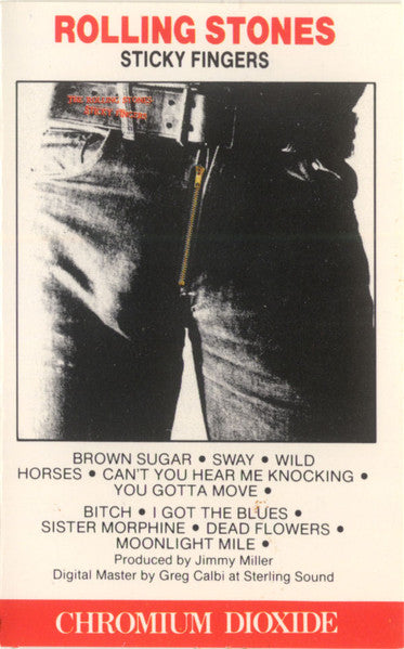 The Rolling Stones : Sticky Fingers (Cass, Album, RE, CrO)