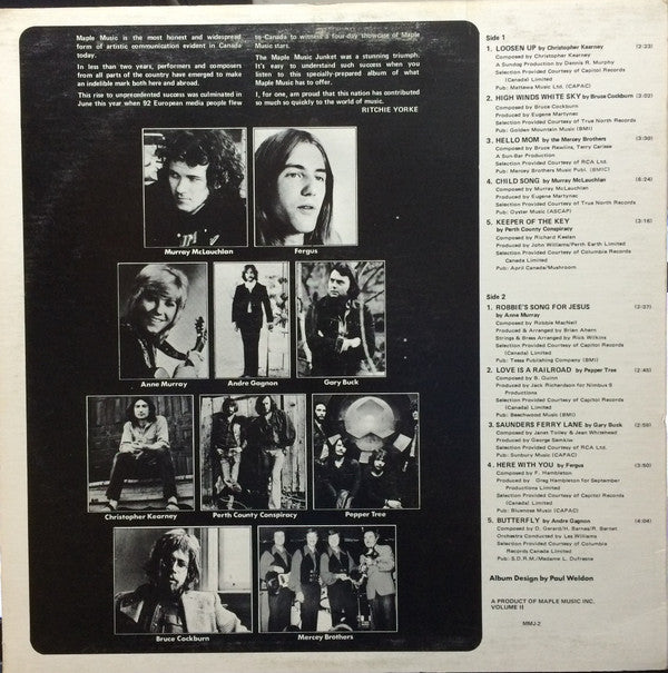 Various : Maple Music Vol.2 (LP, Comp)