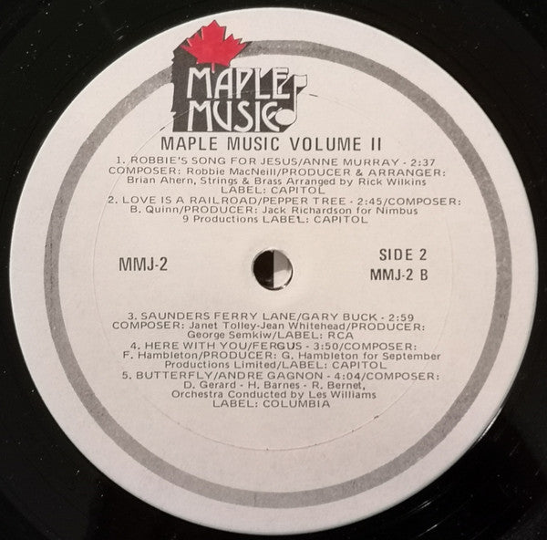Various : Maple Music Vol.2 (LP, Comp)