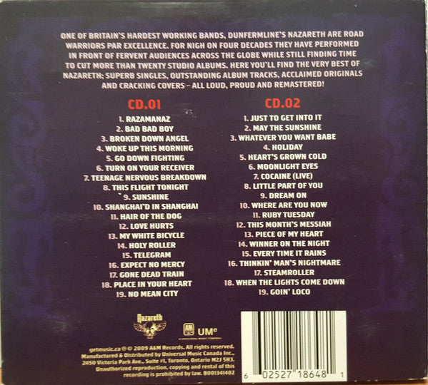 Nazareth (2) : The Anthology (2xCD, Comp, RM)