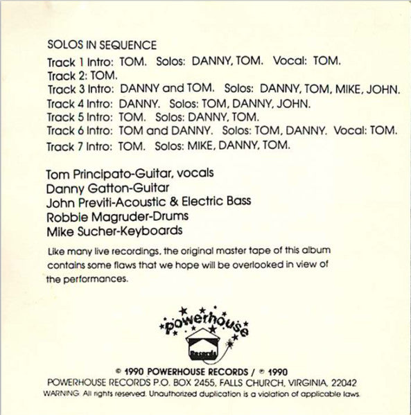 Danny Gatton And Tom Principato : Blazing Telecasters (CD)