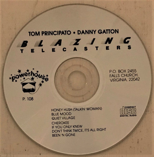 Danny Gatton And Tom Principato : Blazing Telecasters (CD)