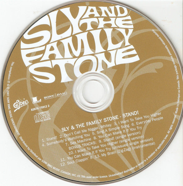 Sly & The Family Stone : Stand! (CD, Album, RE, RM, Dig)