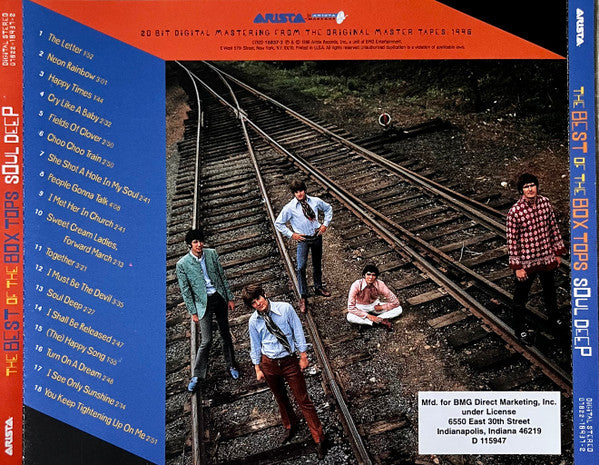 The Box Tops* : The Best Of The Box Tops - Soul Deep (CD, Comp, Club)
