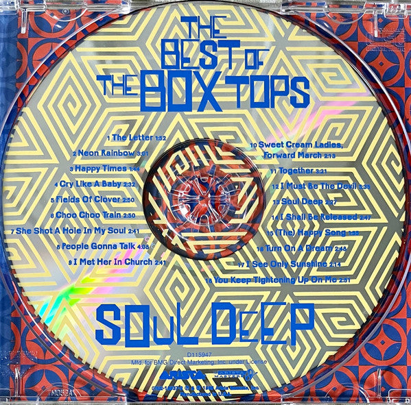 The Box Tops* : The Best Of The Box Tops - Soul Deep (CD, Comp, Club)