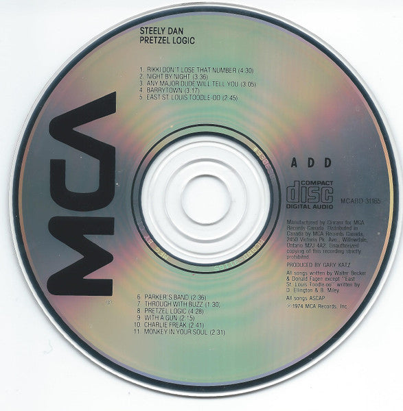 Steely Dan : Pretzel Logic (CD, Album, RE)