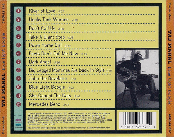Taj Mahal : Blue Light Boogie (CD, Comp)