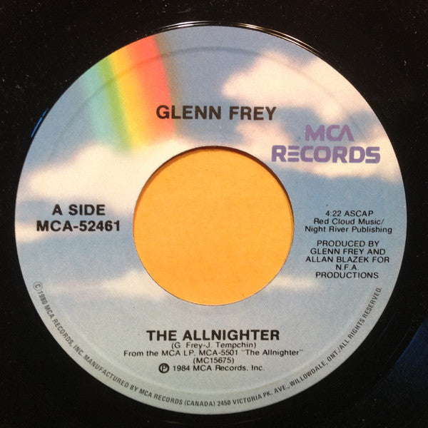 Glenn Frey : The Allnighter (7", Single)