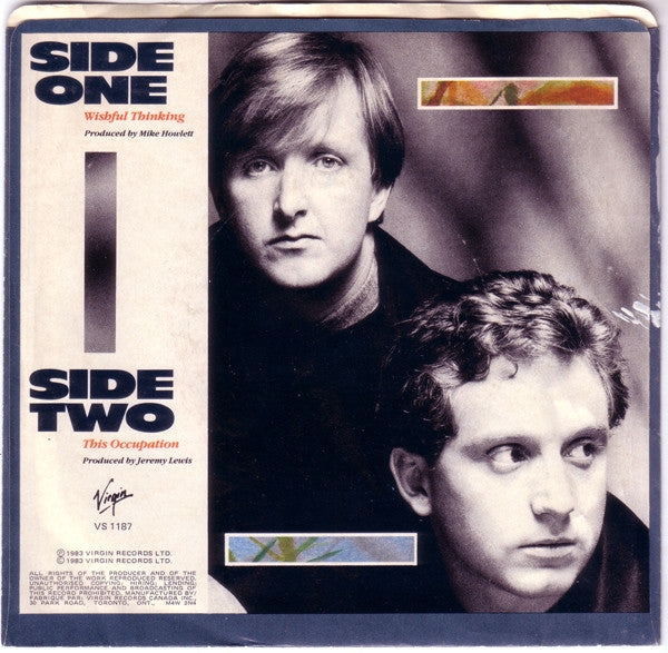 China Crisis : Wishful Thinking (7", Single, Red)