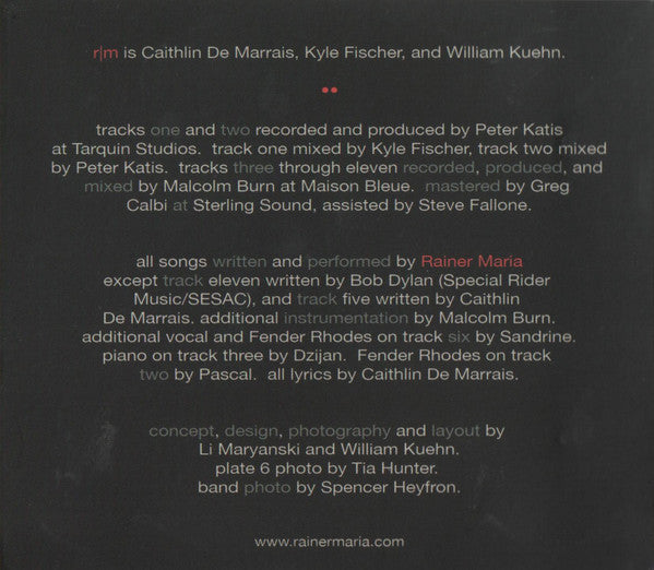 Rainer Maria : Catastrophe Keeps Us Together (CD, Album)