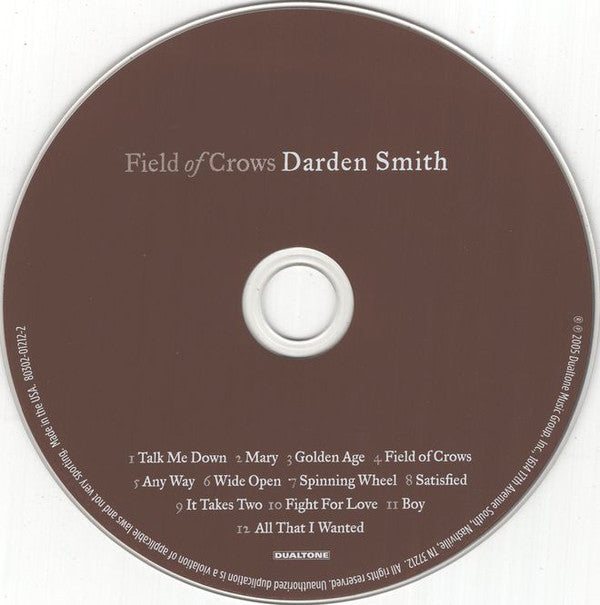 Darden Smith : Field Of Crows (CD, Album)