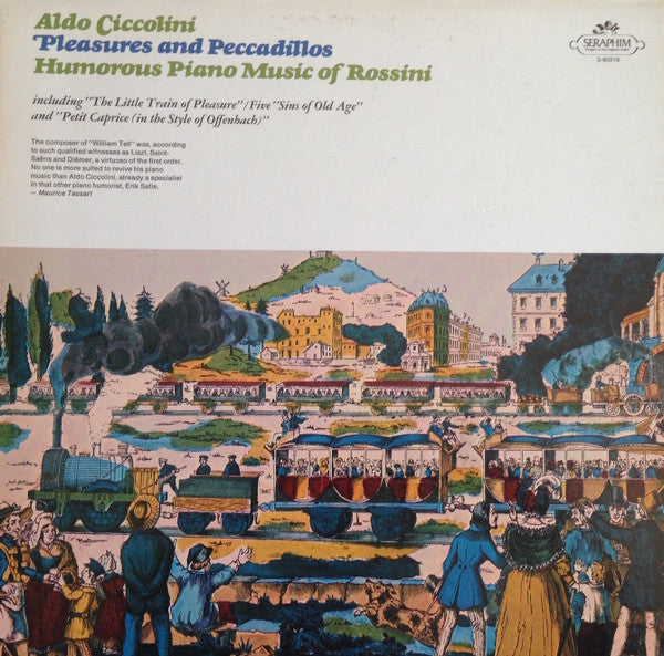 Aldo Ciccolini : Pleasures And Peccadillos - Humorous Piano Music Of Rossini (LP, Album)