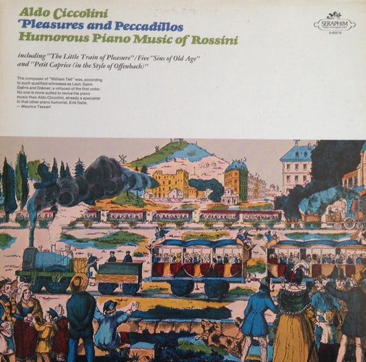 Aldo Ciccolini : Pleasures And Peccadillos - Humorous Piano Music Of Rossini (LP, Album)
