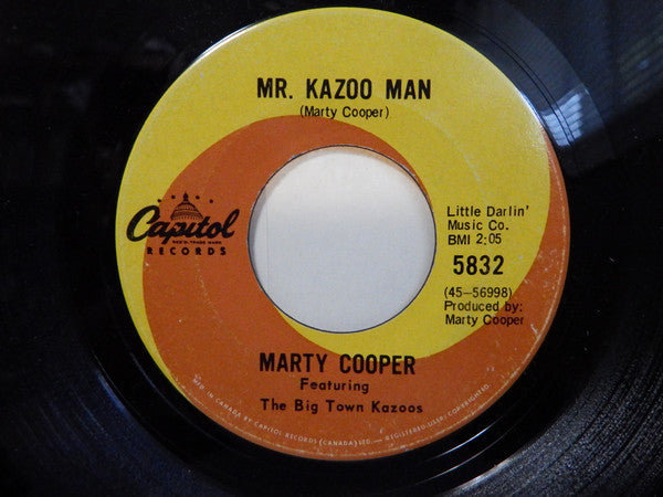 Marty Cooper : Mr. Kazoo Man (7", Single)