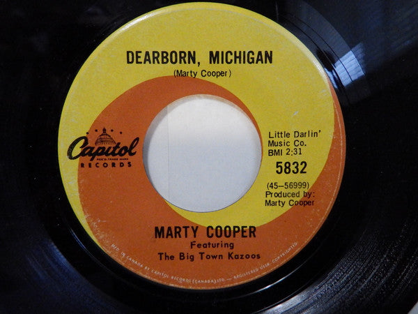 Marty Cooper : Mr. Kazoo Man (7", Single)